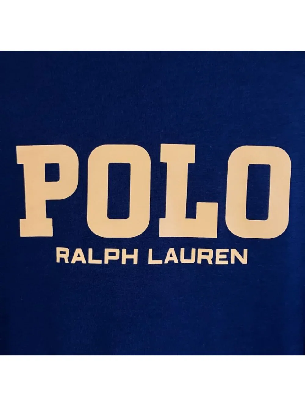 Polo Ralph Lauren Mens Polo Logo Long Sleeve Crew T-Shirt Size Large Blue AN NWT